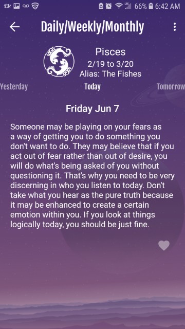 How accurate are pisces horoscopes daily on today horoscope.com？