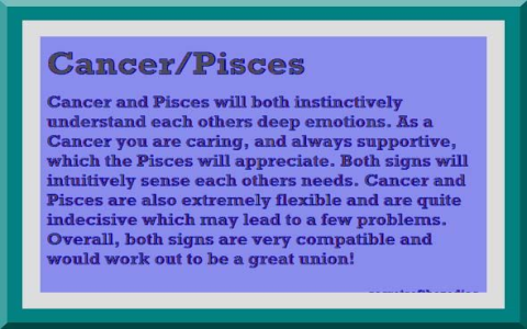 Are Pisces and Cancers compatible together？ Check these compatibility factors