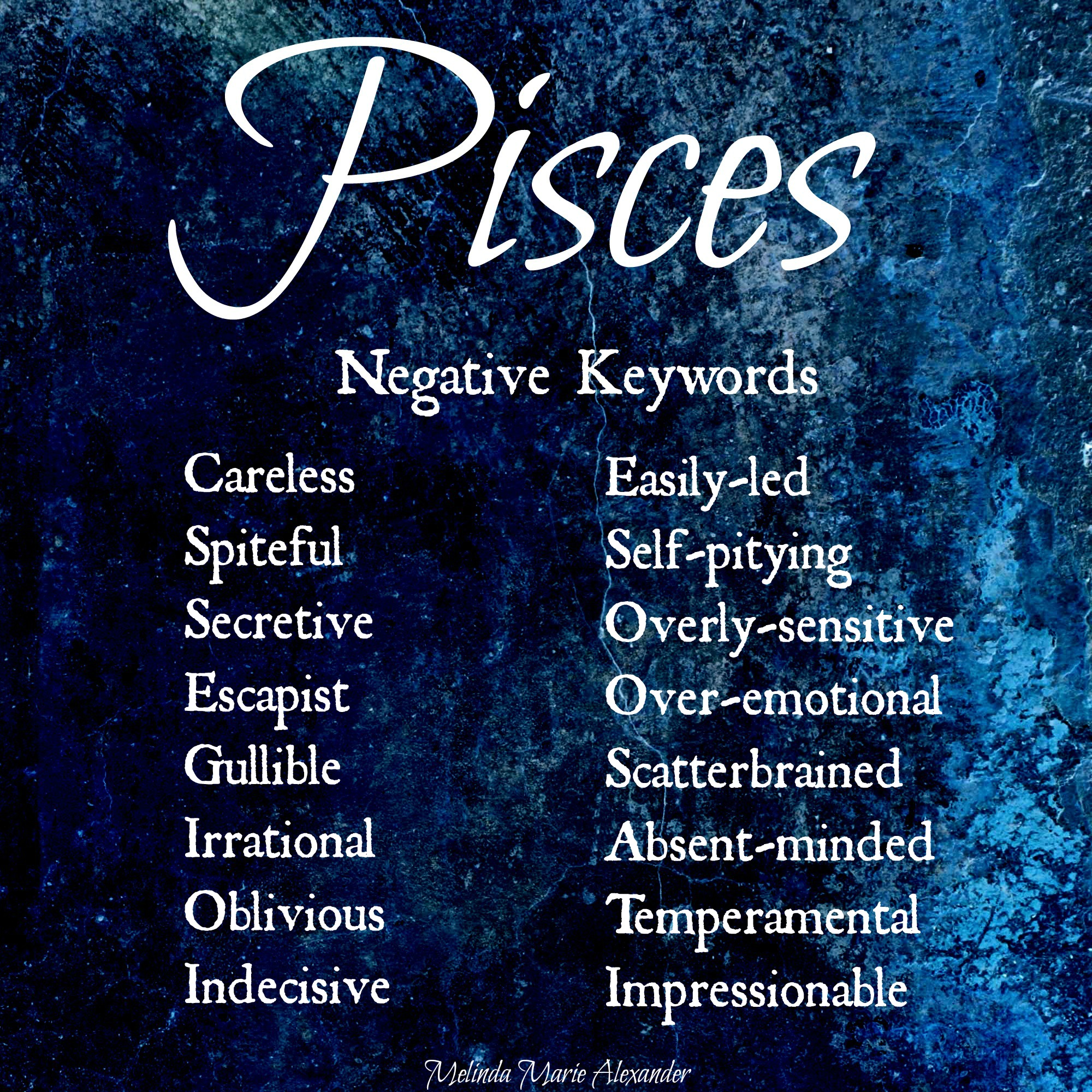 bad traits of a pisces