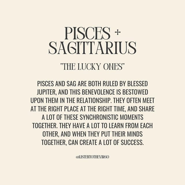 What does todays love horoscope say for Sag and Pisces？ Find out here!