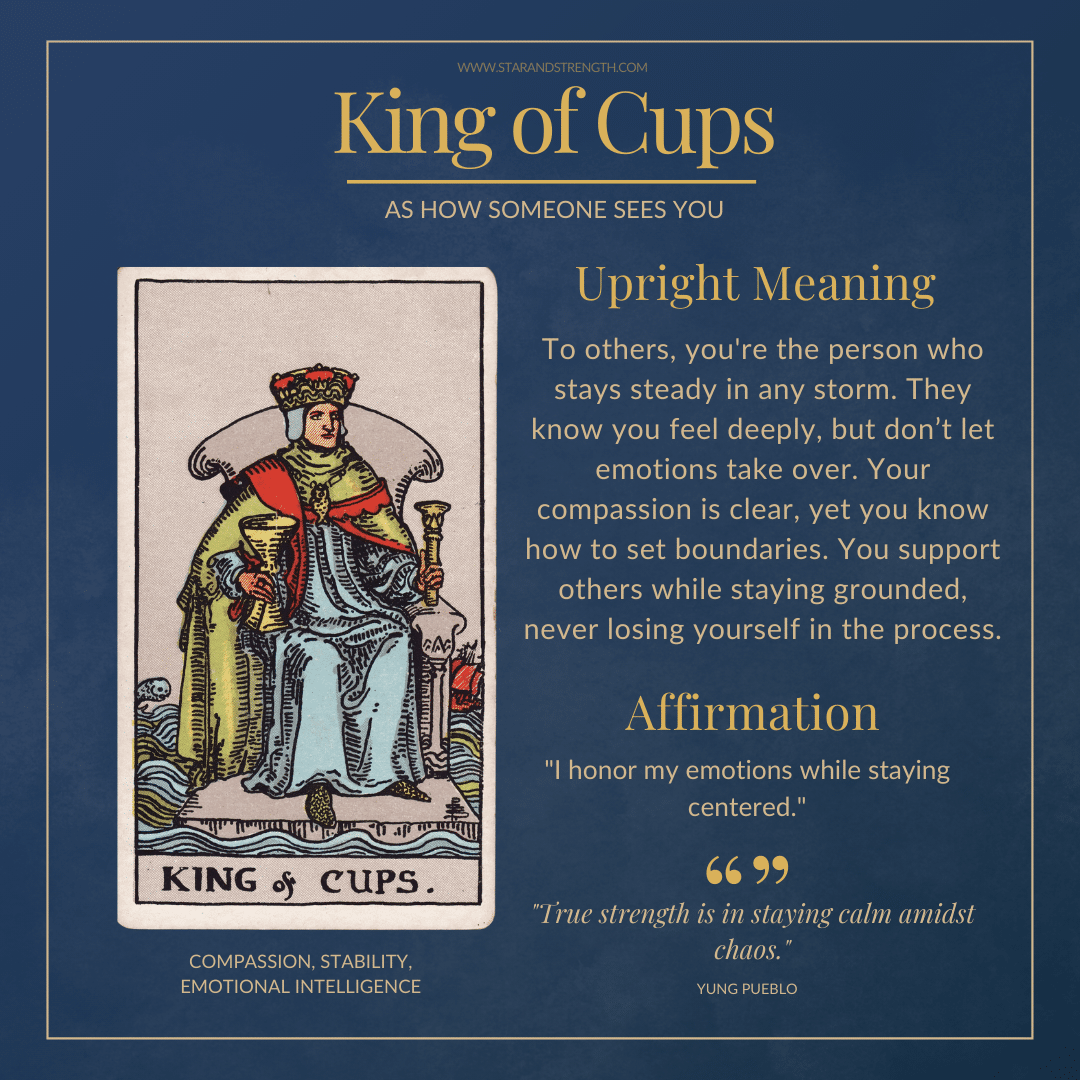 How to understand the king of cups feelings？ 4 key points to know!