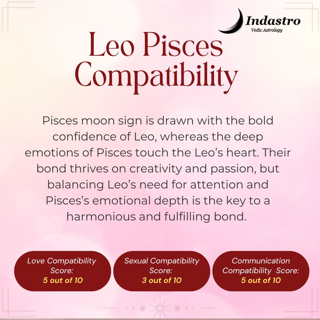 Can Leo female and Pisces male have a good love based on horoscope？