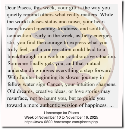 Whats in Pisces Weekly 0800？ Check out these highlights!