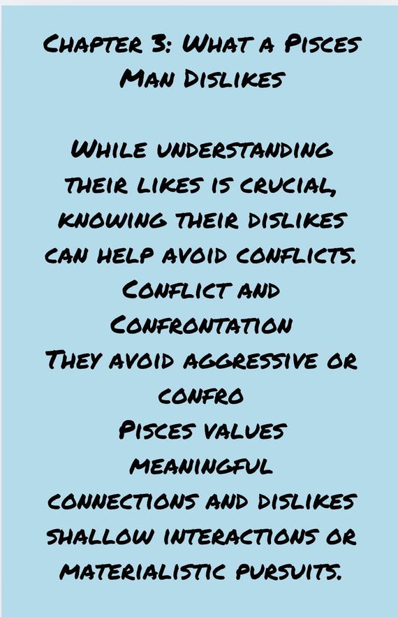 How to recognize pisces negative traits men at first sight？ Guide here!