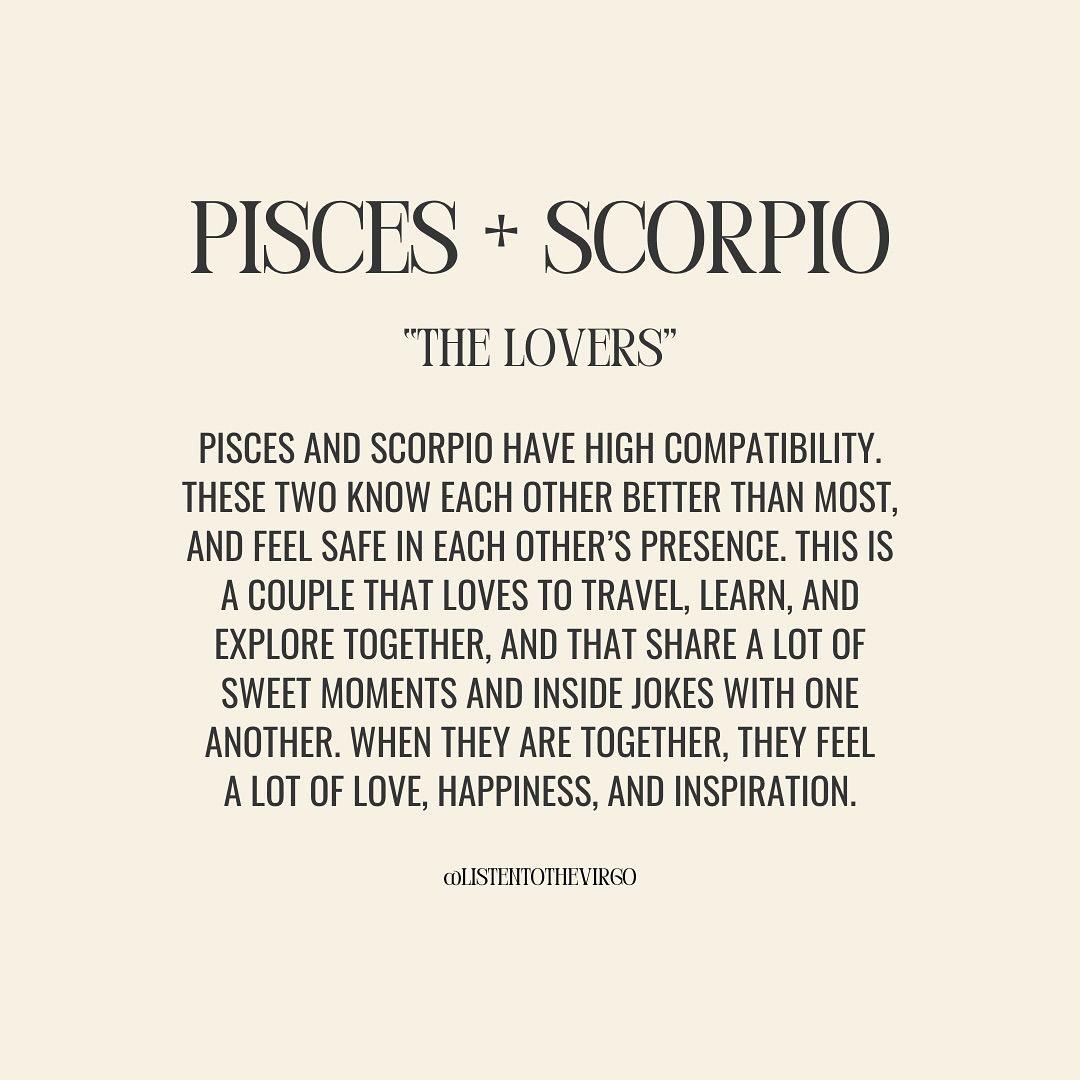 What to expect when a Scorpio woman is in love with a Pisces man？