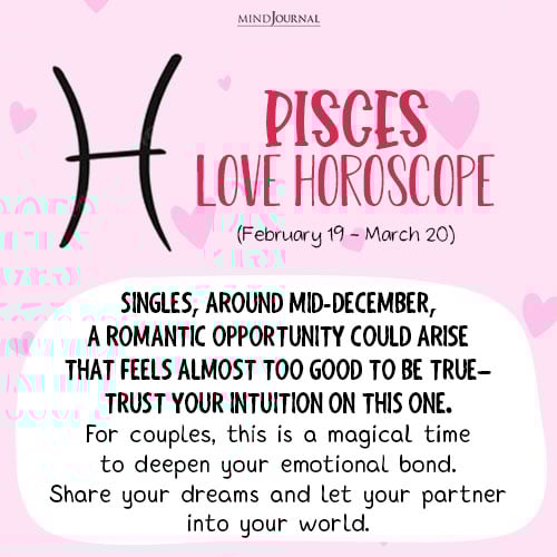 December love horoscope for Pisces: Prepare for your love journey!