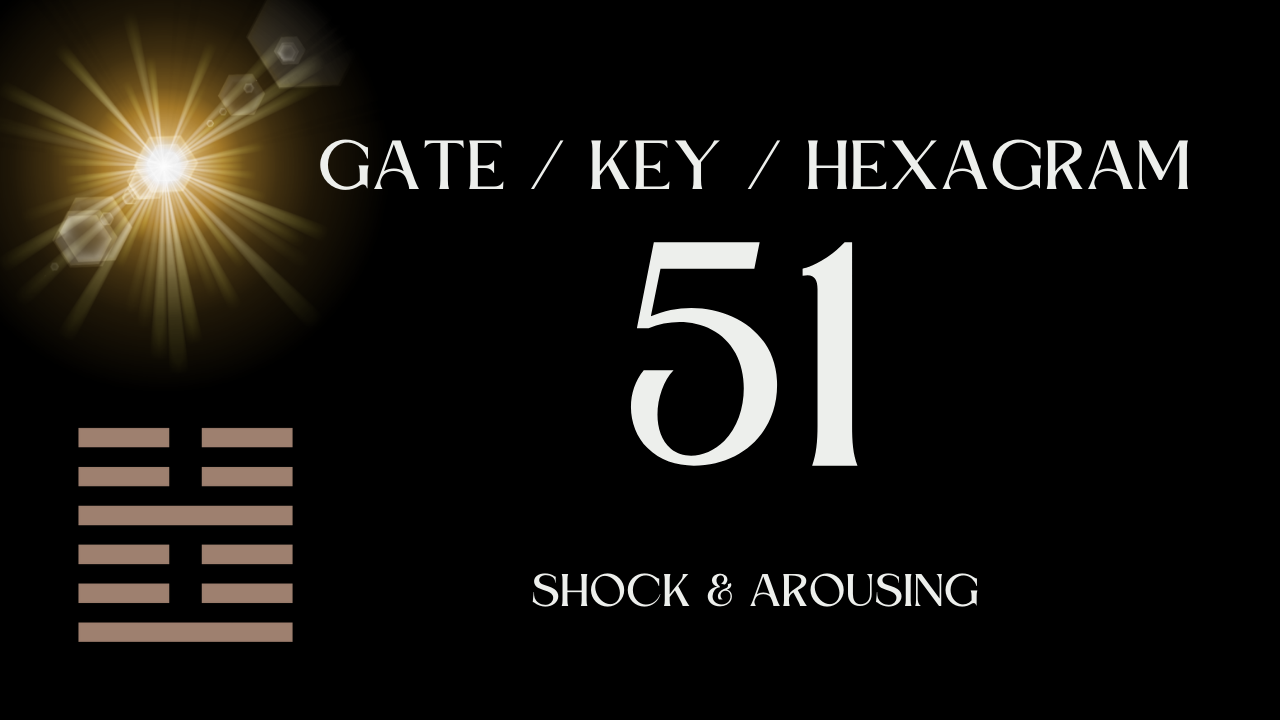 What does hexagramme 51 mean for you? Learn the Arousing Thunder shock!