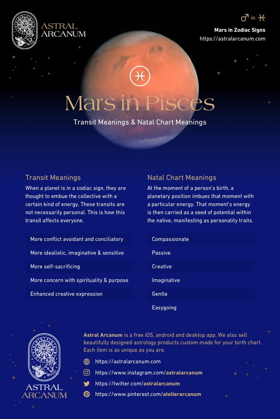 Mars in Pisces traits explained： What you need to know!