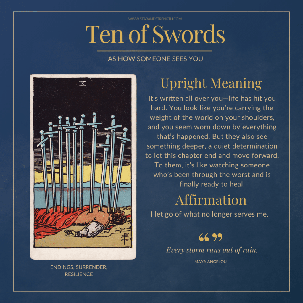 What does ten of swords as a person mean？ Insights for understanding!