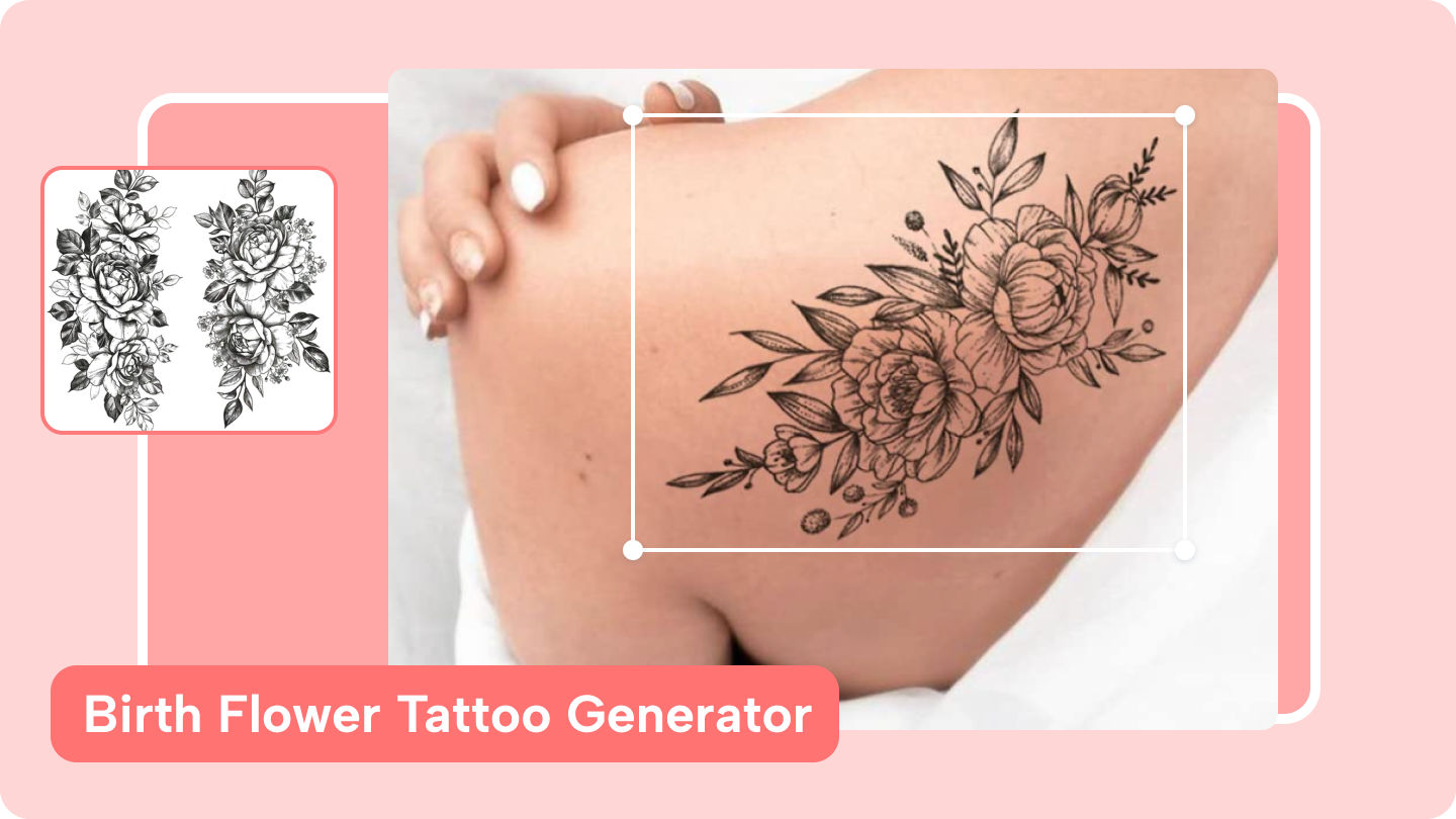 Where to find a good free birth flower tattoo generator？ Top picks!