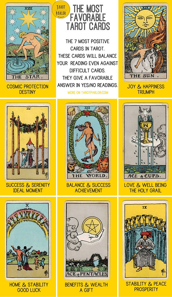Do the most positive tarot cards really make a difference in readings？