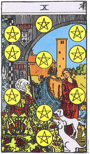 What actions does 10 of pentacles suggest？ 3 key points to know!