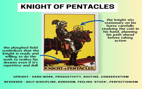The knight of pentacles reversed advice： How to apply it in life？