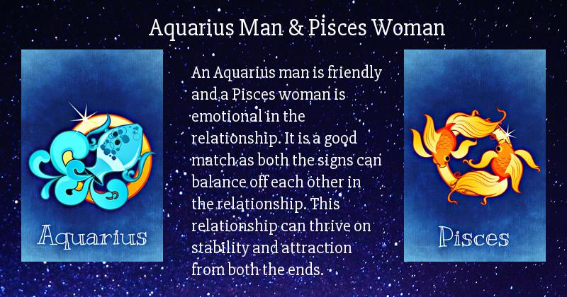 Are Aquarius men and Pisces women compatible? Here are the signs!