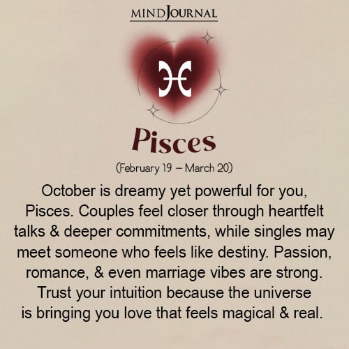 Pisces love horoscope for October: What should you expect?