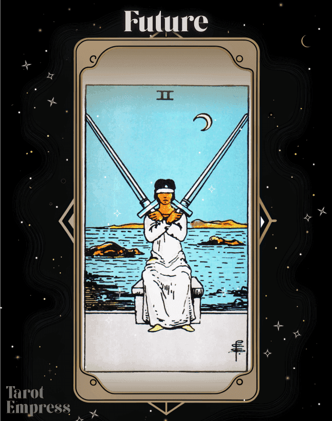 See your 2 of Swords future： Is a decision near？