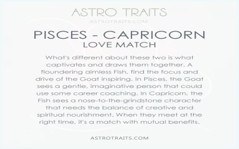Capricorn and Pisces Sexuality Compatibility： Is this their perfect match？