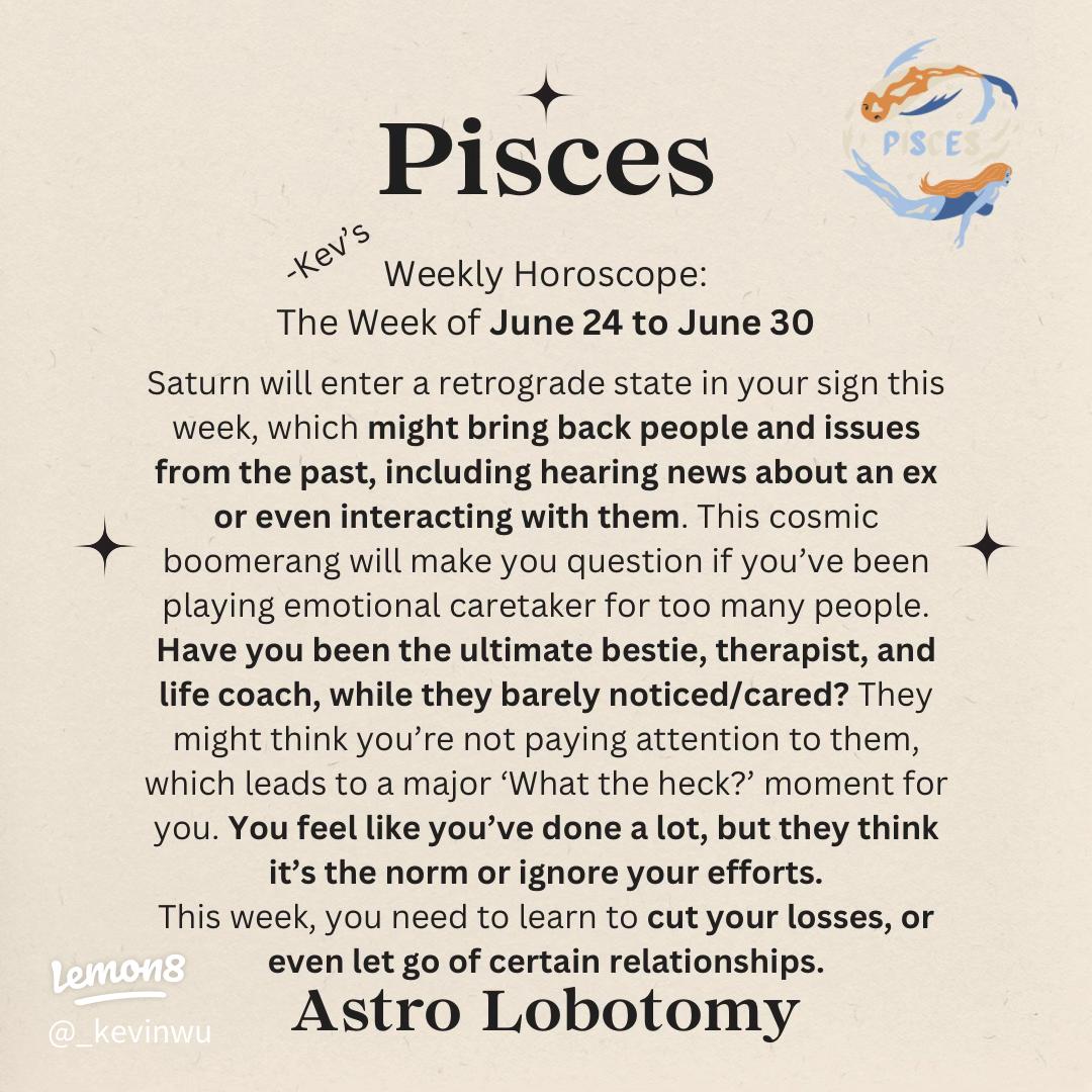 Pisces Weekly Career: Your Outlook.
