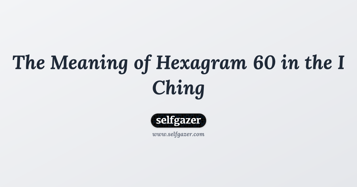 How to use 60 I Ching for quick insights and guidance.