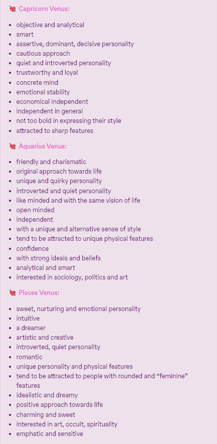 Capricorn Venus and Pisces Venus compatibility： Relationship challenges.