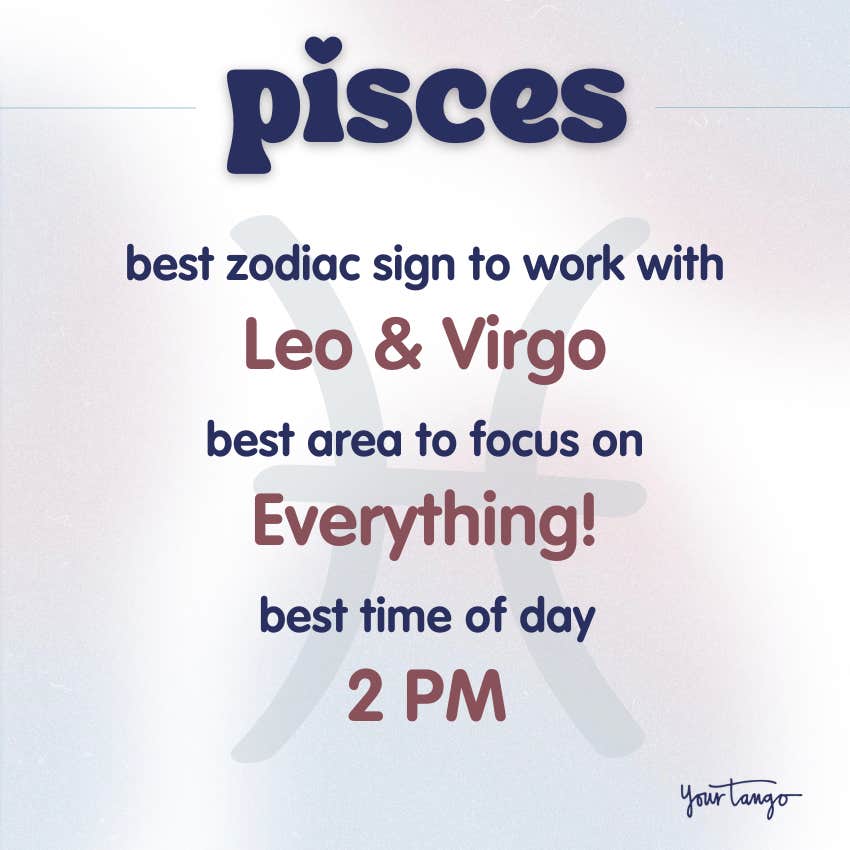 july horoscope for pisces: Work best!