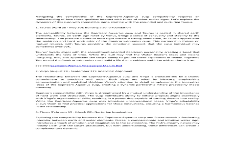 Capricorn Woman and Pisces Man Compatibility： Can This Duo Work？