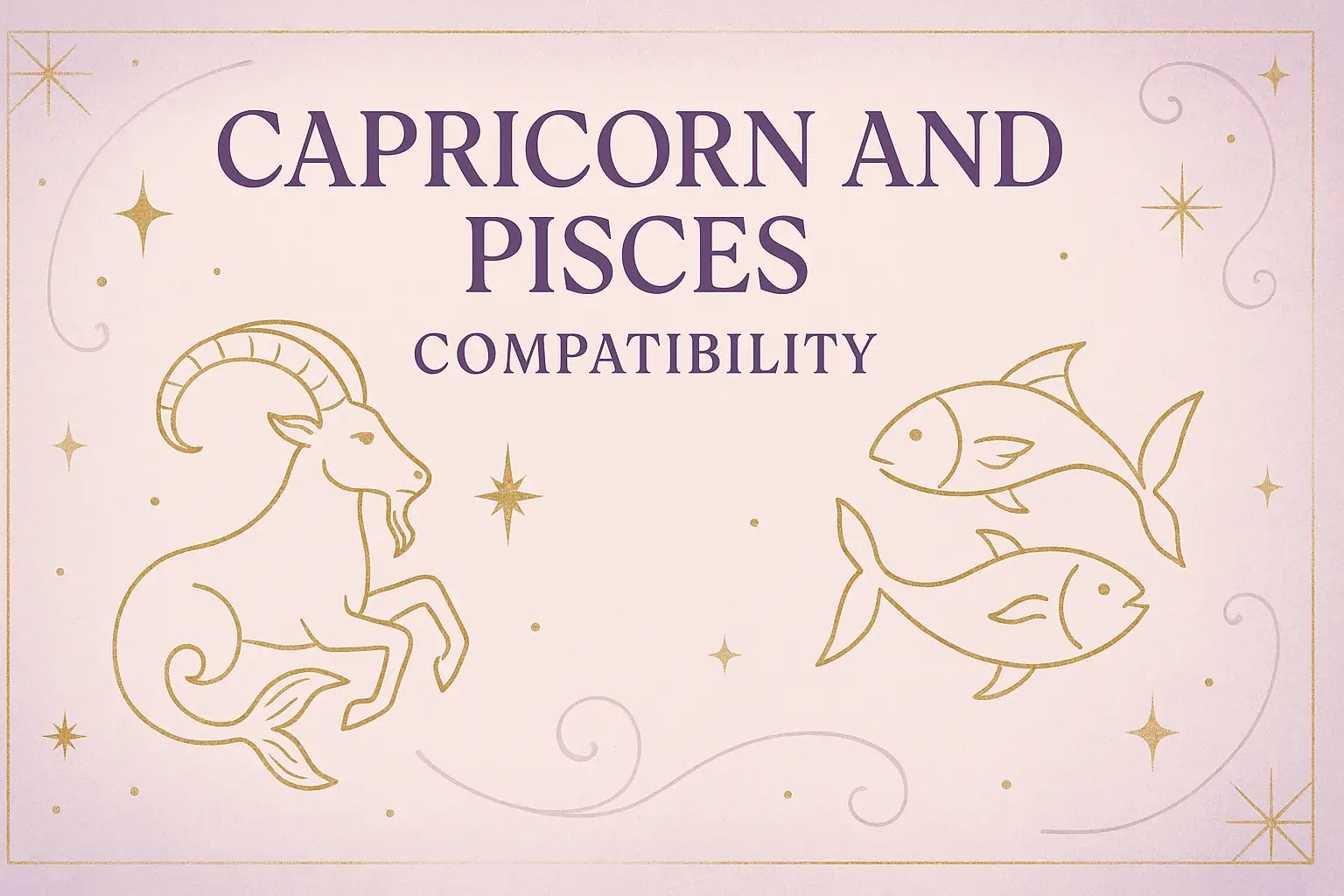 Capricorn and Pisces Romance Compatibility： Common issues fixed!