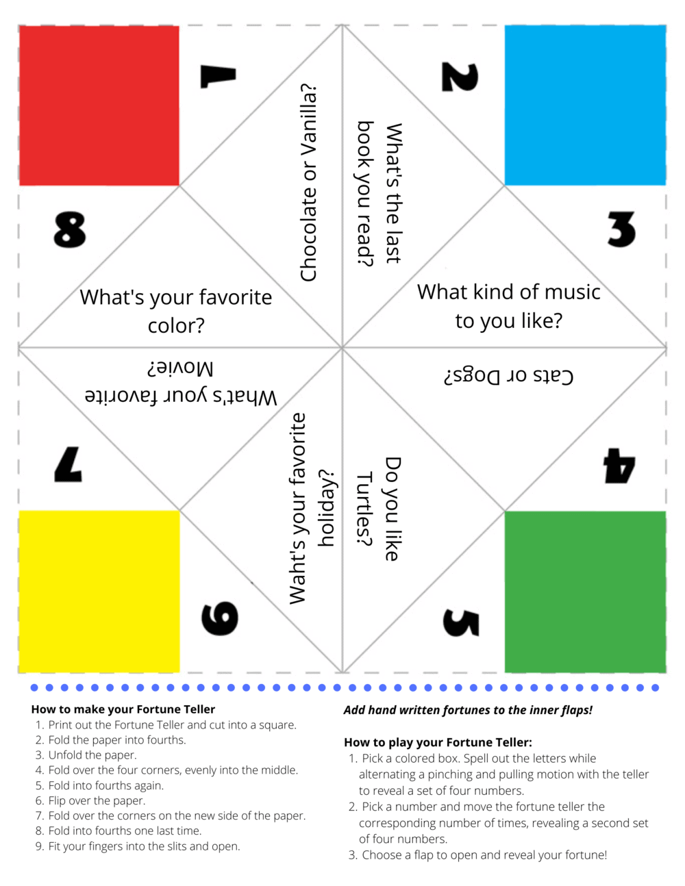 Your something picked in a fortune telling game： explained simply!
