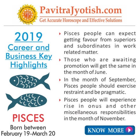 Pisces 2019 Career Horoscope： What to Expect This Year!