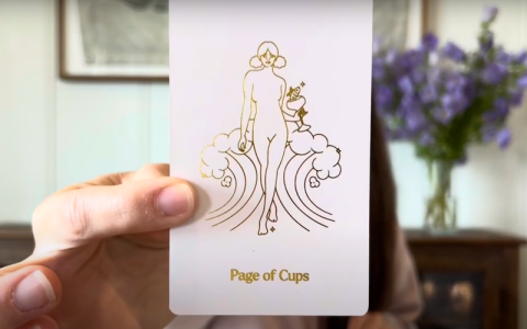 Page of Cups as Action： Embrace your inner creative spirit.