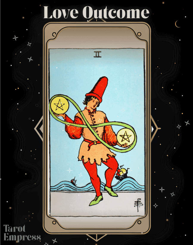 Two of Pentacles in love： Finding stability in romance.
