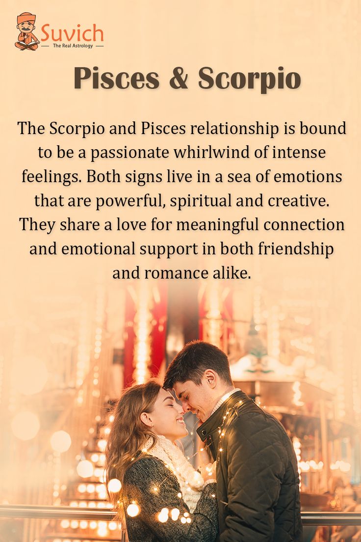 Pisces Man & Scorpio Woman (Love)