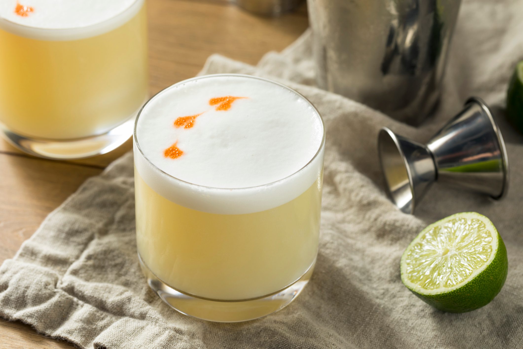 Pisco Sour para 4 personas： Best mix for friends!