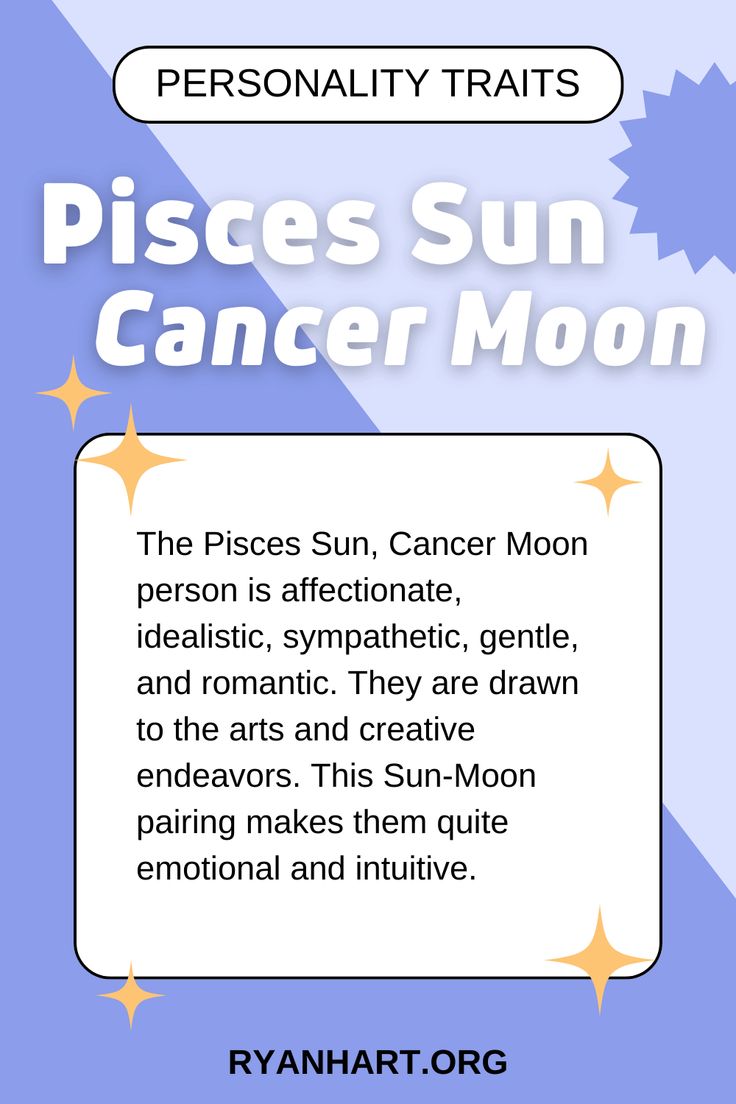 Pisces Sun Cancer Moon personality explained： Are you one of them？