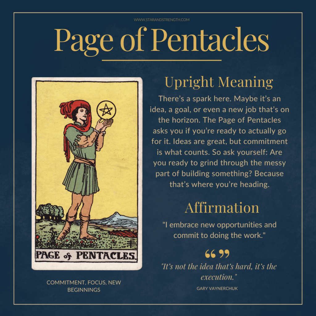 Page of Pentacles Career Path： How to Achieve Success!